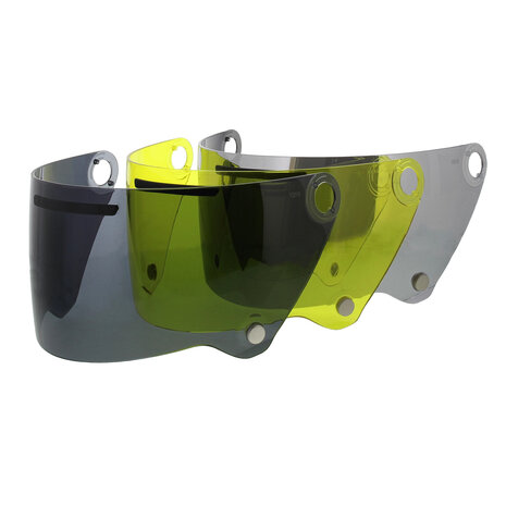 AGV LEG1 visors for AGV X3000 helmet available yellow or silver