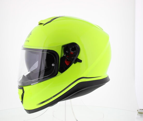 MT Thunder III SV Hi-Vision Yellow - Size XS - Full Face Motorcycle Helmet - With Internal sunvisor