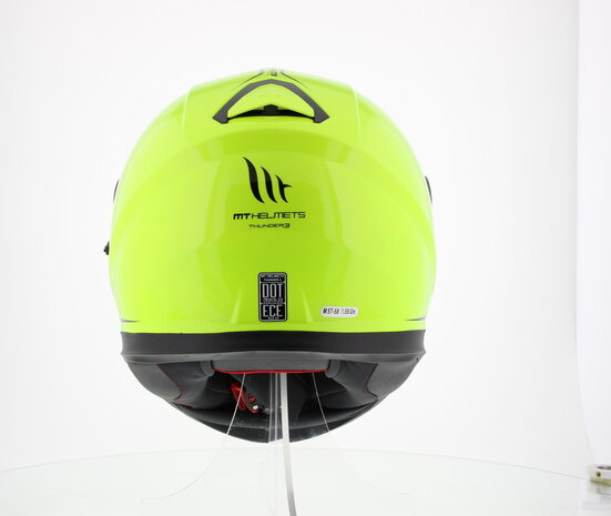 MT Thunder III SV Hi-Vision Yellow - Size XS - Full Face Motorcycle Helmet - With Internal sunvisor