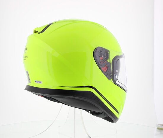 MT Thunder III SV Hi-Vision Yellow - Size XS - Full Face Motorcycle Helmet - With Internal sunvisor