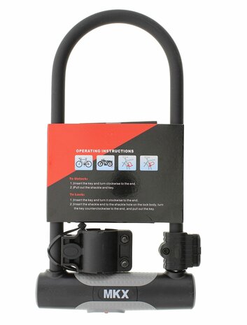 MKX-Lock U-Lock 160x314mm black