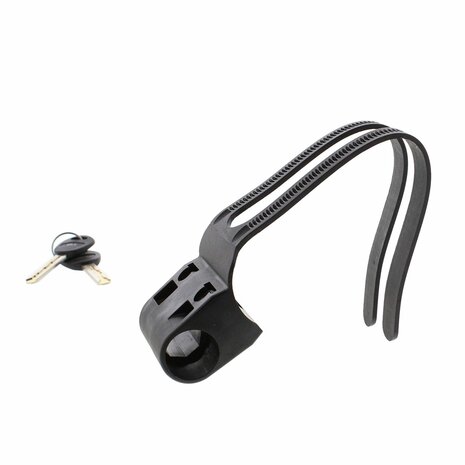 MKX-Lock 160x308mm Black for motorcycle and scooter U-Lock