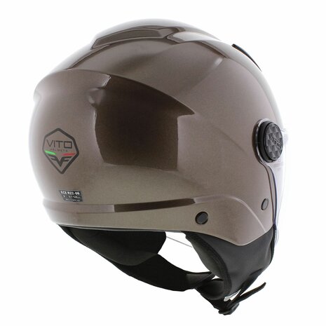 Vito jet helmet Sarenta Bronzo