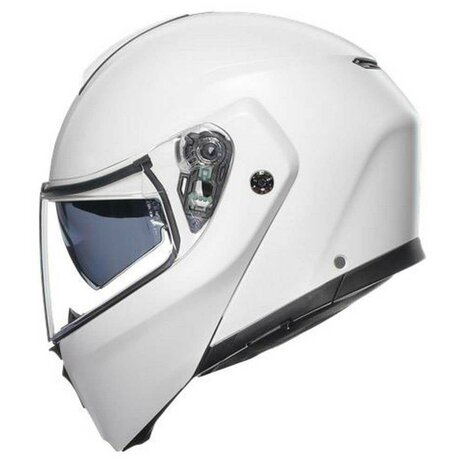 AGV Streetmodular Mono Materia matt white motorcycle helmet