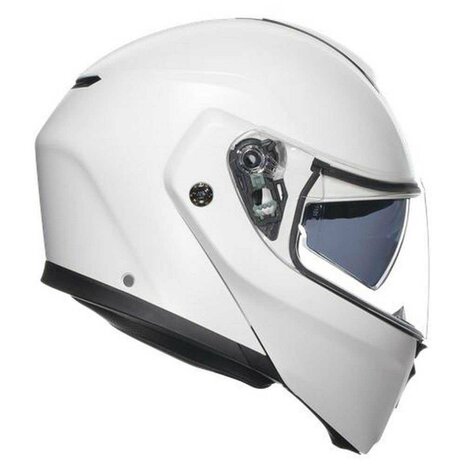 AGV Streetmodular Mono Materia matt white motorcycle helmet