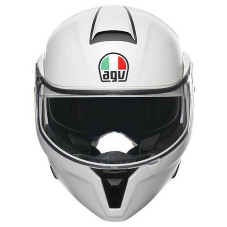 AGV Streetmodular Mono Materia matt white motorcycle helmet