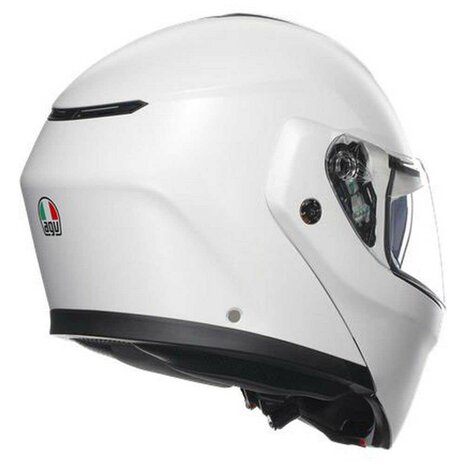 AGV Streetmodular Mono Materia matt white motorcycle helmet