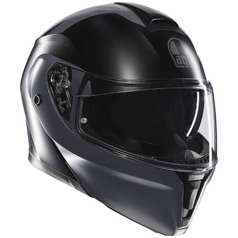 AGV Streetmodular Resia matt black grey motorcycle helmet