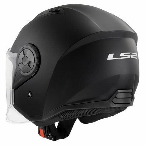 LS2 OF616 Airflow II helmet solid matt black