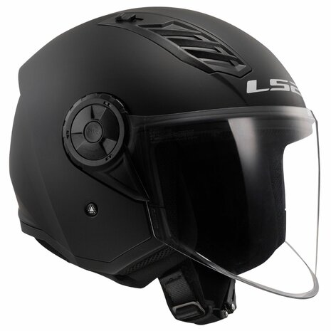 LS2 OF616 Airflow II helmet solid matt black