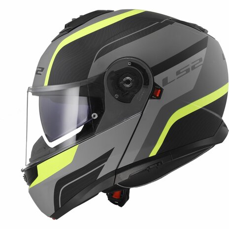 LS2 FF908 Strobe II helmet Monza matt black yellow