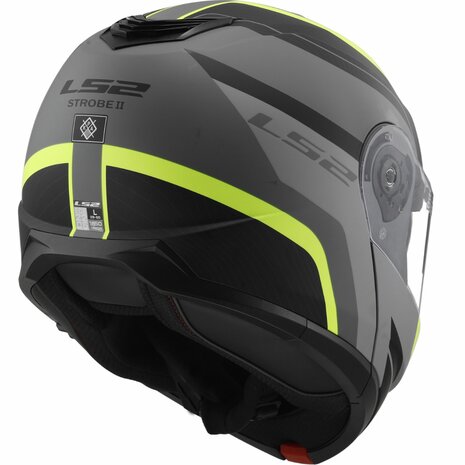 LS2 FF908 Strobe II helmet Monza matt black yellow