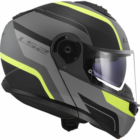 LS2 FF908 Strobe II helmet Monza matt black yellow