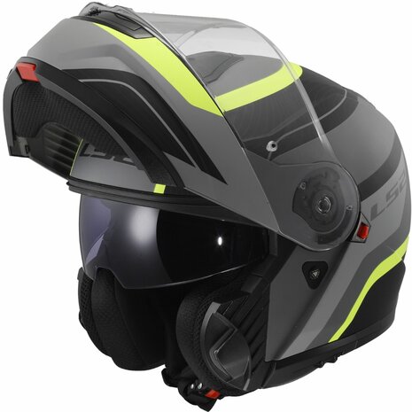 LS2 FF908 Strobe II helmet Monza matt black yellow