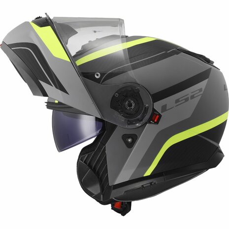 LS2 FF908 Strobe II helmet Monza matt black yellow