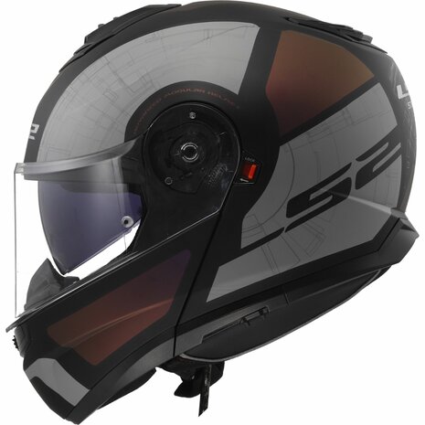 LS2 FF908 Strobe II helmet Orion matt black purple blue