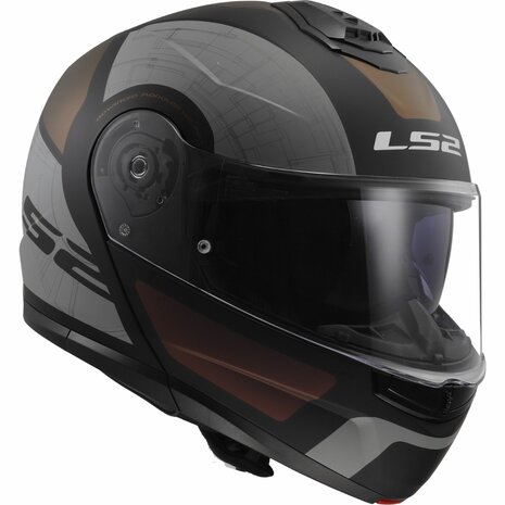 LS2 FF908 Strobe II helmet Orion matt black purple blue