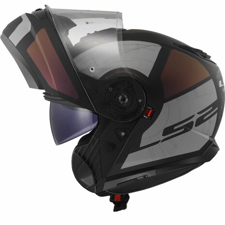 LS2 FF908 Strobe II helmet Orion matt black purple blue