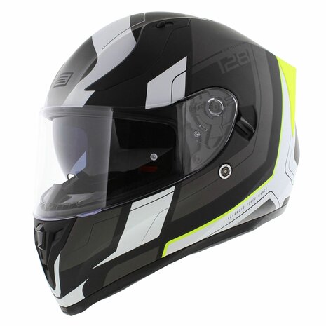 Origine Strada full face helmet - Advanced matt black white yellow - Size M