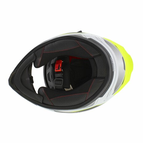 Origine Strada full face helmet - Advanced matt black white yellow - Size M