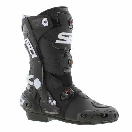 Sidi Rex Black White Motorcycle Boots