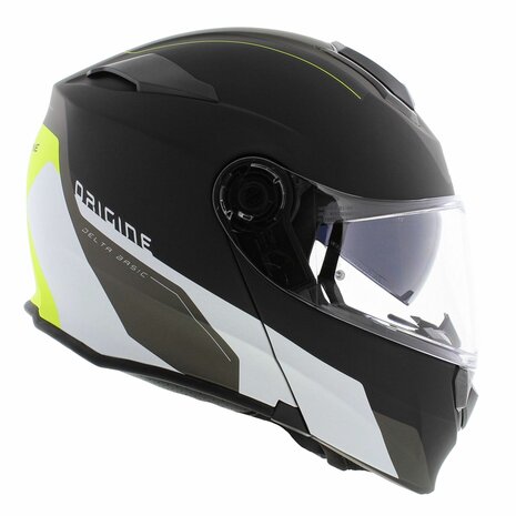 Origine Delta Basic helmet Division yellow black matt - Modular flip up motorcycle helmet