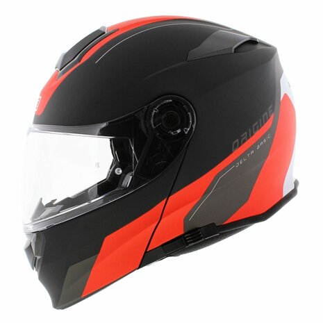 Origine Delta Basic helmet Division red black matt - Modular flip up motorcycle helmet