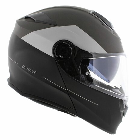 Origine Delta Basic helmet Virgin titanium black matt - Modular flip up motorcycle helmet