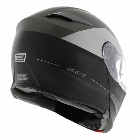 Origine Delta Basic helmet Virgin titanium black matt - Modular flip up motorcycle helmet