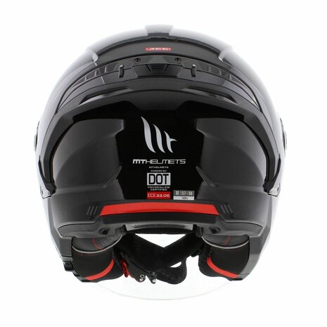 MT Jet Cosmo SV Helmet gloss black