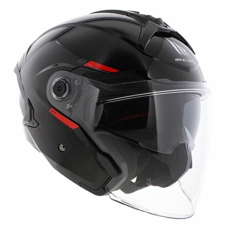 MT Jet Cosmo SV Helmet gloss black