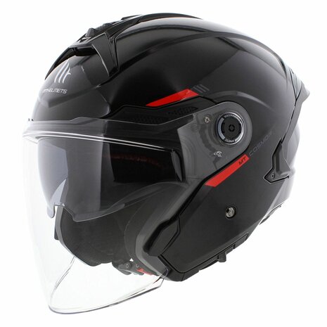 MT Jet Cosmo SV Helmet gloss black