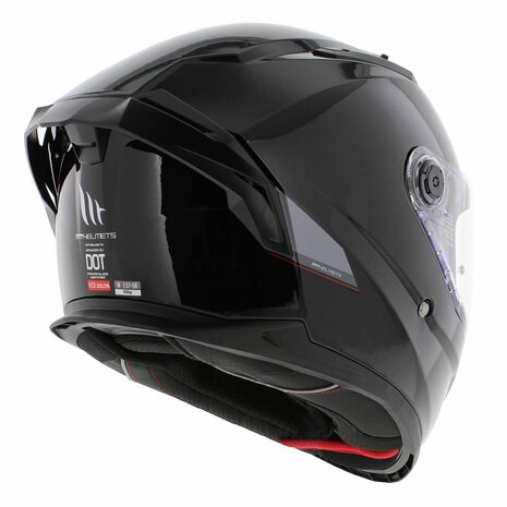 MT Braker SV helmet solid gloss black