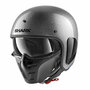 Shark S-Drak helmet blank gloss glitter silver SSX - Size XS