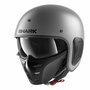 Shark S-Drak 2 helmet blank matt anthracite grey A02 - Size XS