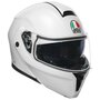 AGV Streetmodular Mono Materia matt white motorcycle helmet