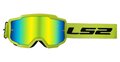 LS2 Charger goggle h-v yellow with iridium visor