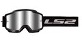 LS2 Charger goggle black with iridium visor