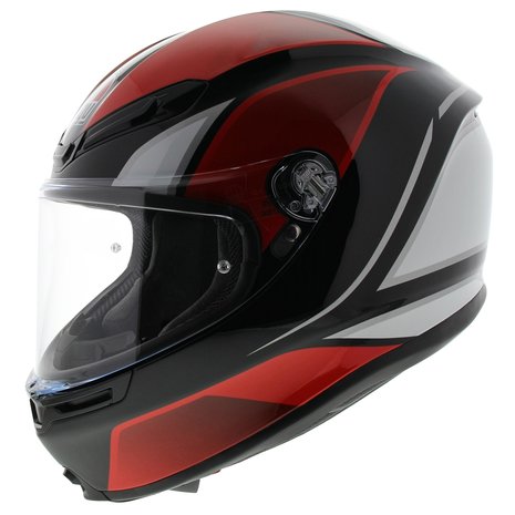 AGV K6 Hyphen Black Red White - Helmetdiscounter