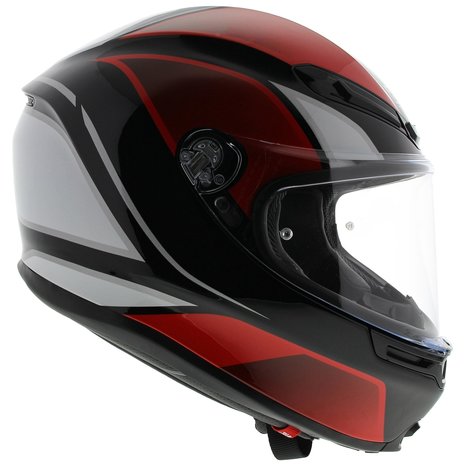 AGV K6 Hyphen Black Red White - Helmetdiscounter